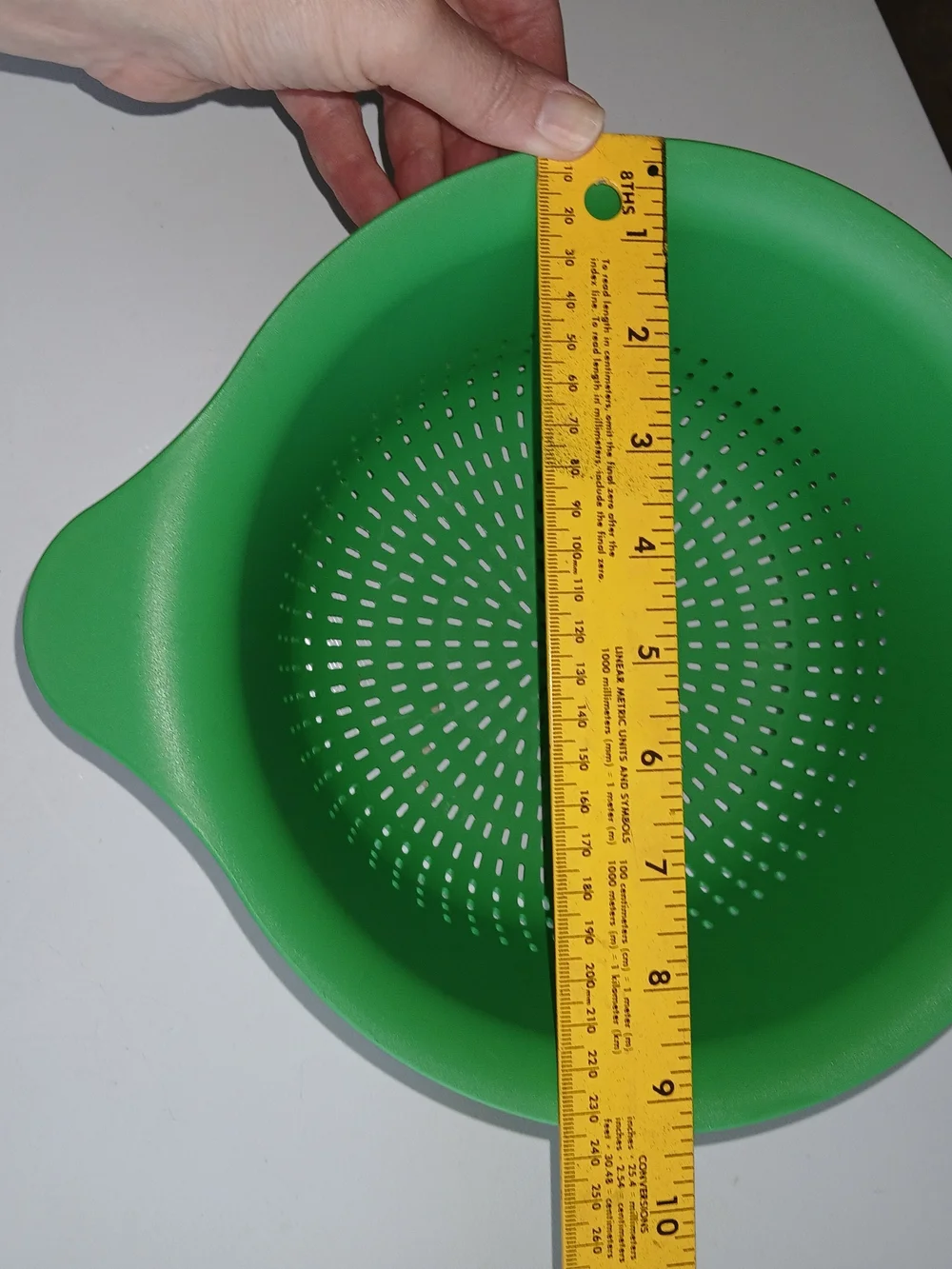 Ikea Green Pasta Strainer Colander Plastic